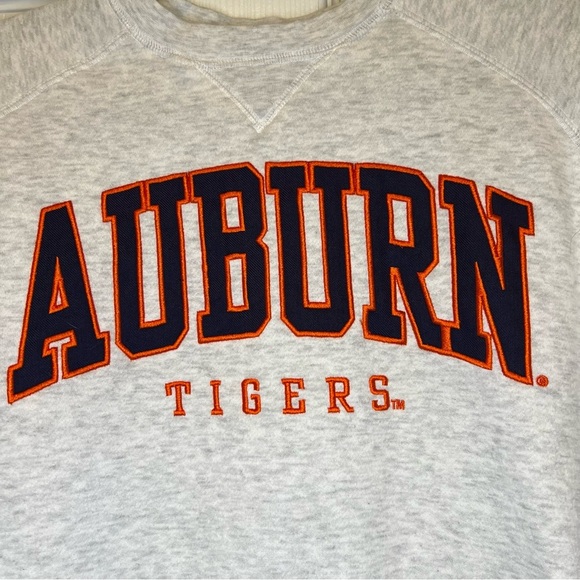 Auburn Tigers Gray Crewneck Sweatshirt - War Eagle - Picture 4 of 6